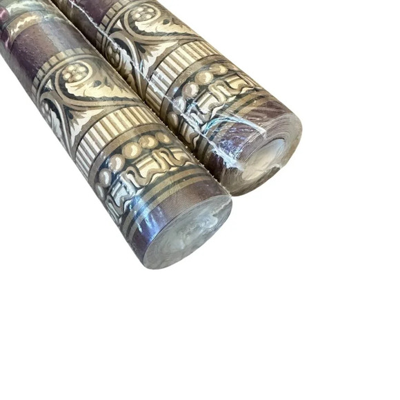 Seabrook Designs Wallpaper Vintage Regal KH 703B 5 Yards NEW SEALED - Picture 8 of 8